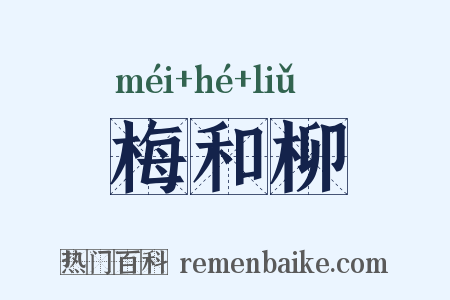 梅和柳是什么意思的图片